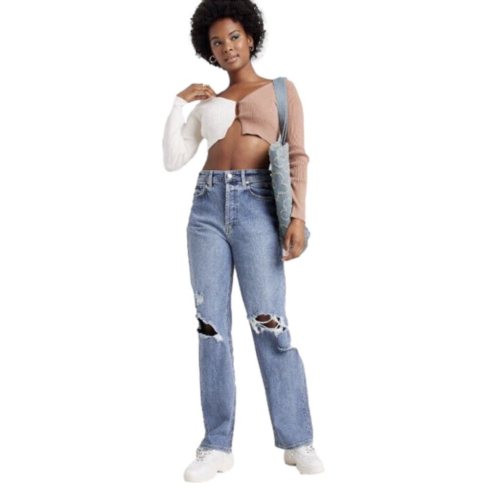 Wild Fable Super High Rise Straight Jean 6